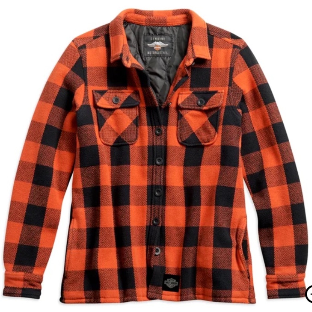 Harley-Davidson Vintage Plaid Shirt Jacket